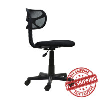 Techni Mobili RTA-M101-BK Student Mesh Task Office Chair, Black